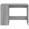 vidaXL Desk Grey Sonoma Engineered Wood Medium Computer Desk