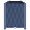 vidaXL Garden Planter Blue Grey Polypropylene Large Modular