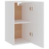 vidaXL Hanging Cabinet White Engineered Wood Small Hanging Cabinet