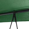 vidaXL Garden Swing Bench Green Powder-Coated Steel Large