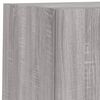 vidaXL 6 Piece TV Wall Units with LED Gray Sonoma Engineered Wood