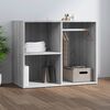 vidaXL Dressing Cabinet Grey sonoma Engineered wood 31.5x15.7x25.6 in