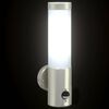 vidaXL Outdoor Wall Light Silver 12 x 7.5 x 29 cm Stainless steel
