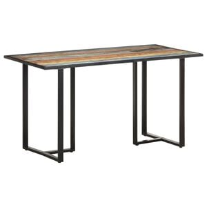 vidaXL Dining Table Mixed color finish