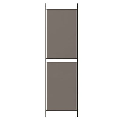 vidaXL 5-Panel Room Divider Anthracite 98.4"x70.9" Fabric