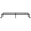 vidaXL Bed Frame Black Steel Twin Foldable Bed Frame Rectangular