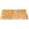 vidaXL Table Top Natural Wood Solid Mango Wood 24 x 24 in Durable