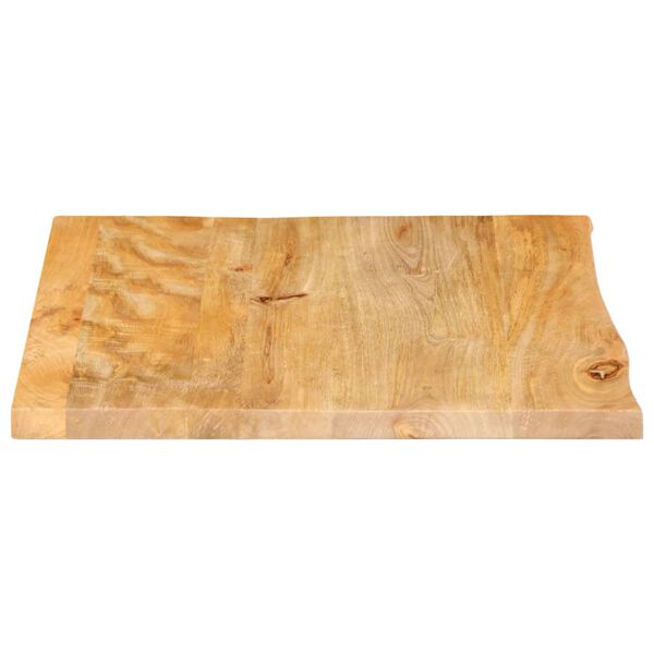 vidaXL Table Top Natural Wood Solid Mango Wood 24 x 24 in Durable