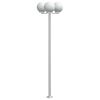 vidaXL Outdoor Floor Lamp Silver Stainless Steel Extra Tall