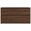 vidaXL TV Cabinet Brown Oak Engineered Wood TV Cabinet Rectangular