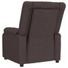 vidaXL Massage Chair Manual Dark brown 32.28 x 36.61 x 37.80 in Fabric