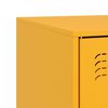 vidaXL TV Cabinet Mustard Yellow Cold-rolled steel Medium TV Cabinet