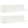 vidaXL Wall Shelf White Engineered wood Medium Floating Wall Shelf