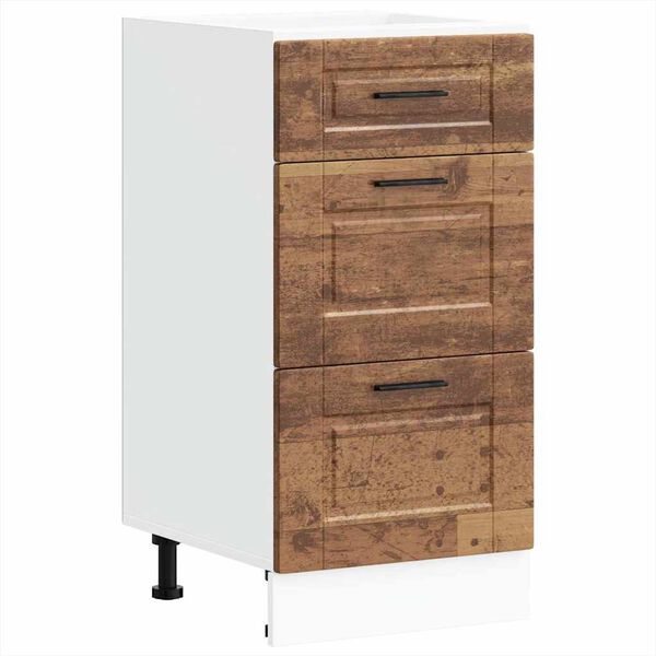 vidaXL Kitchen Base Cabinet Old wood Engineered wood Medium