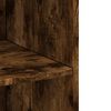 vidaXL Highboard Smoked Oak Engineered Wood Tall Highboard Rectangular