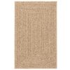 vidaXL Rug Jute look Polypropylene Large Durable Jute Rug