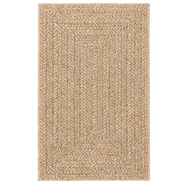 vidaXL Rug Jute look Polypropylene Large Durable Jute Rug