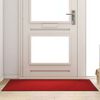 vidaXL Doormat Red and Black 35.4" x 59.1" Polypropylene and vinyl