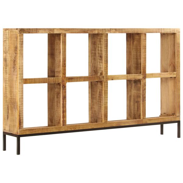 vidaXL Sideboard Natural wood grain Solid mango wood 63.0x9.8x37.4 in