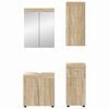 vidaXL Bathroom Furniture Set TULUM Sonoma Oak Engineered Wood