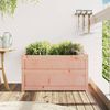 vidaXL Garden Planter Solid wood color Solid Douglas wood Large Durable