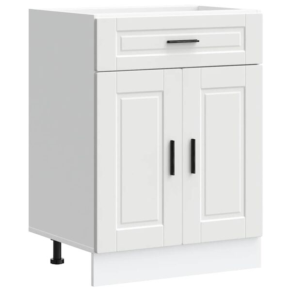 vidaXL Kitchen Base Cabinet White Engineered wood Standard