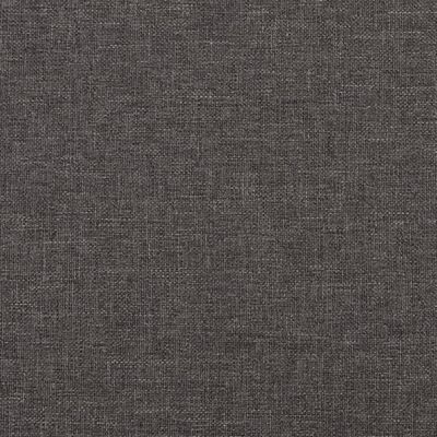 vidaXL 2-Seater Sofa Dark Gray 47.2" Fabric