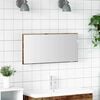 vidaXL Mirror Old wood 31.50 x 14.57 in Glass and Engineered Wood