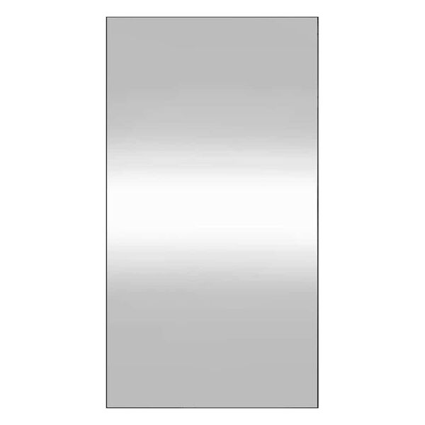 vidaXL Wall Mirror Transparent Glass 19.7x39.4 in Wall mounting