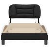 vidaXL Bed Frame Black and White