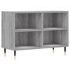 vidaXL TV Cabinet Grey Sonoma Engineered wood, Iron