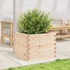 vidaXL Garden Planter Natural Wood Solid pine wood 23.6 in