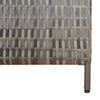 vidaXL Room Divider 6 Panels Gray Poly Rattan