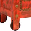 vidaXL Storage Chest Red Solid mango wood Large Storage Chest