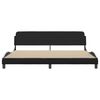 vidaXL Bed Frame Black and White