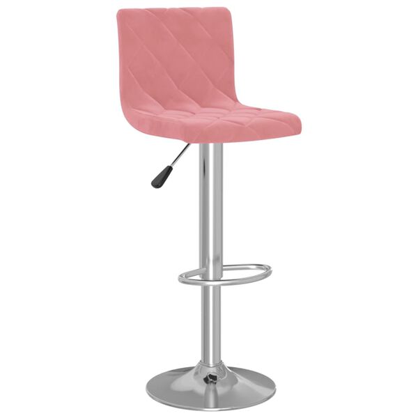 vidaXL Bar Stool Set of 2 Pink
