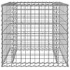 vidaXL Gabion Basket Silver Galvanized Iron Medium Durable