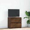 vidaXL TV Cabinet Brown Oak Engineered Wood Medium TV Cabinet