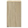 vidaXL Bedside Cabinet Set of 2 Sonoma Oak Engineered Wood Standard