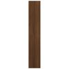 vidaXL Book Cabinet Brown Oak Engineered Wood Tall Book Cabinet
