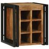 vidaXL Wine Rack Brown 34.5 x 35 x 39 cm Solid Acacia wood