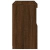 vidaXL Sideboard Brown Oak Engineered Wood Medium Sideboard