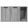 vidaXL Cat Litter Box Enclosure Grey sonoma Engineered wood