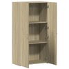 vidaXL File Cabinet Sonoma Oak 23.6"x12.6"x45.3" Engineered Wood