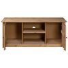 vidaXL TV Cabinet Natural Wood Solid Pine Wood Medium TV Cabinet