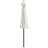 vidaXL Garden Parasol Sand Polyester fabric, Aluminum pole, Steel ribs