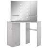 vidaXL Dresser Concrete Grey MDF, Melamine Medium Dressing Table