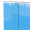vidaXL Door Curtain Blue 7.87"x0.06" 164' PVC