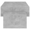 vidaXL Coffee Table Concrete Grey Engineered Wood 41.3 x 21.7 x 12.6 in