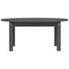 vidaXL Coffee Table Grey Solid pine wood Standard Durable Coffee Table